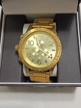 Nixon 51-30 Gold Watch.